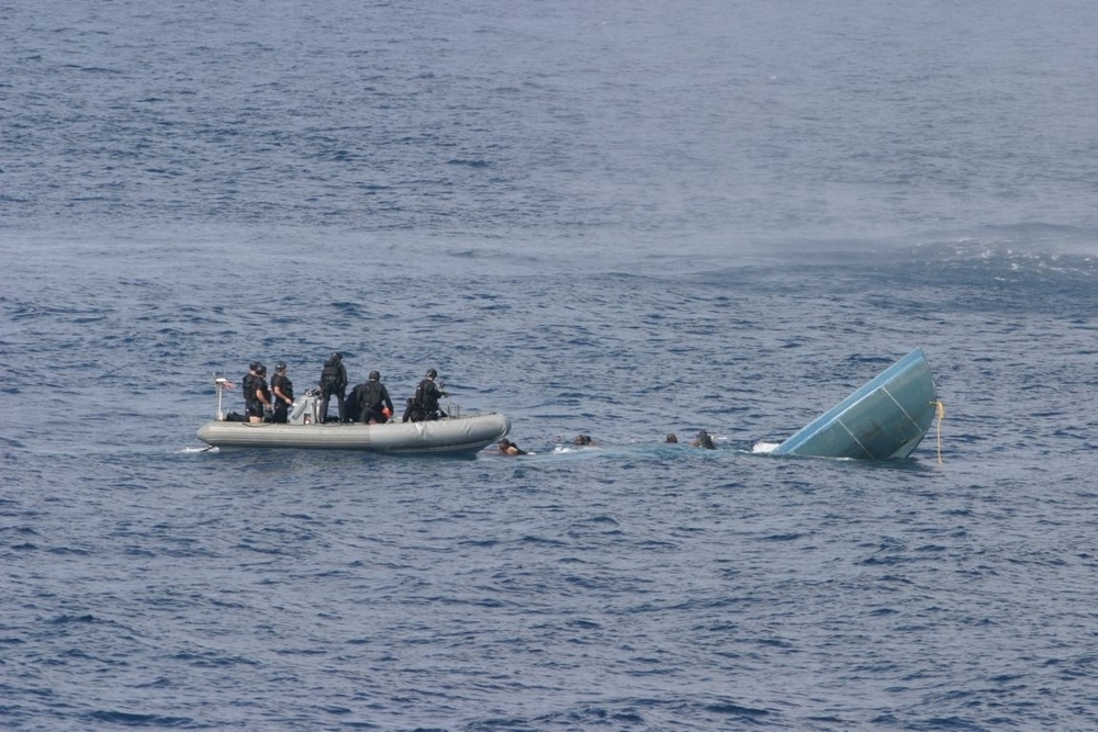Navy and Coast Guard prepare to detain drug smugglers