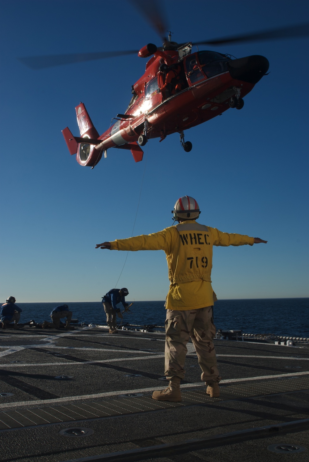 Coast Guard Cutter Boutwell helicopter operations