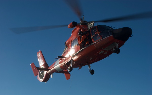 Coast Guard Cutter Boutwell helicopter operations