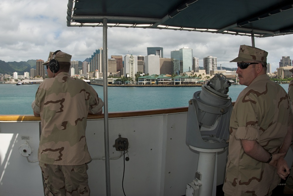 Leaving Honolulu