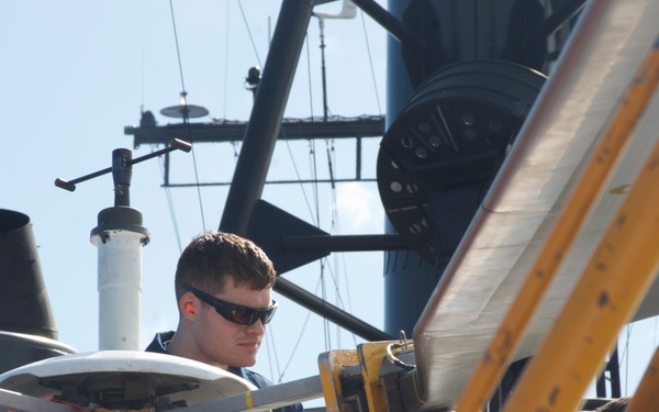 Preparing helicopter for operation