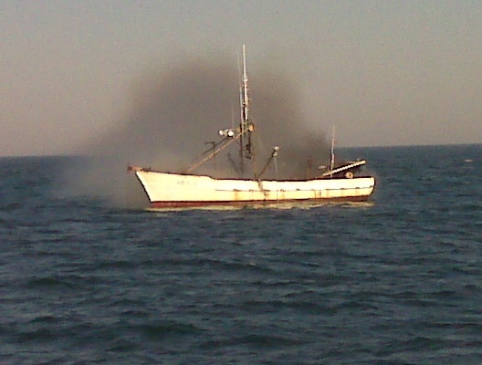 Boat explosion off N.C.