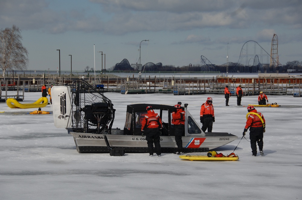 Ice Rescue Training in Sandusky