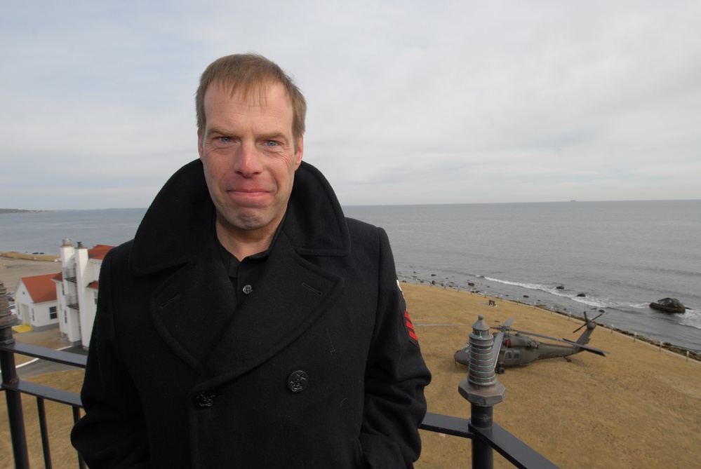 Navy Re-enlistment at Station Point Judith