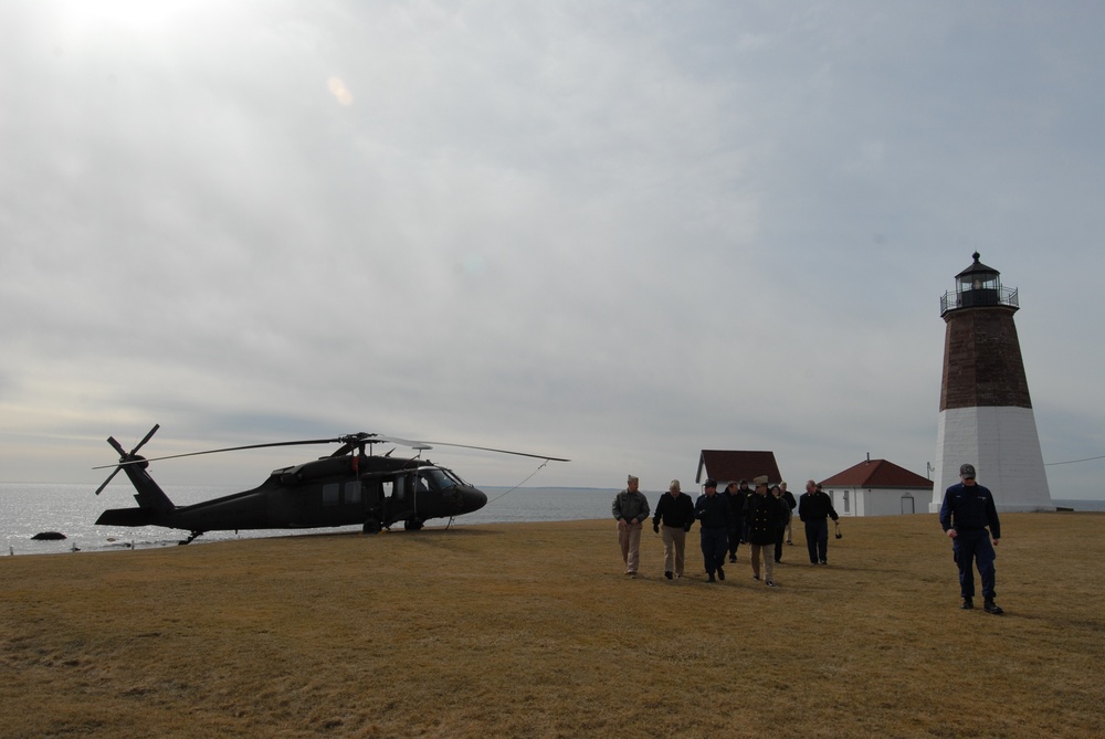 Visit to Station Point Judith