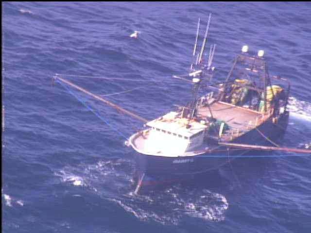 Disabled fishing boat Gabby G