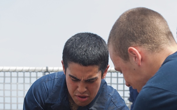 Coast Guard Cutter Boutwell crew training