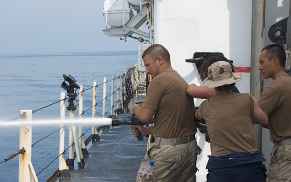Coast Guard Cutter Boutwell crew training