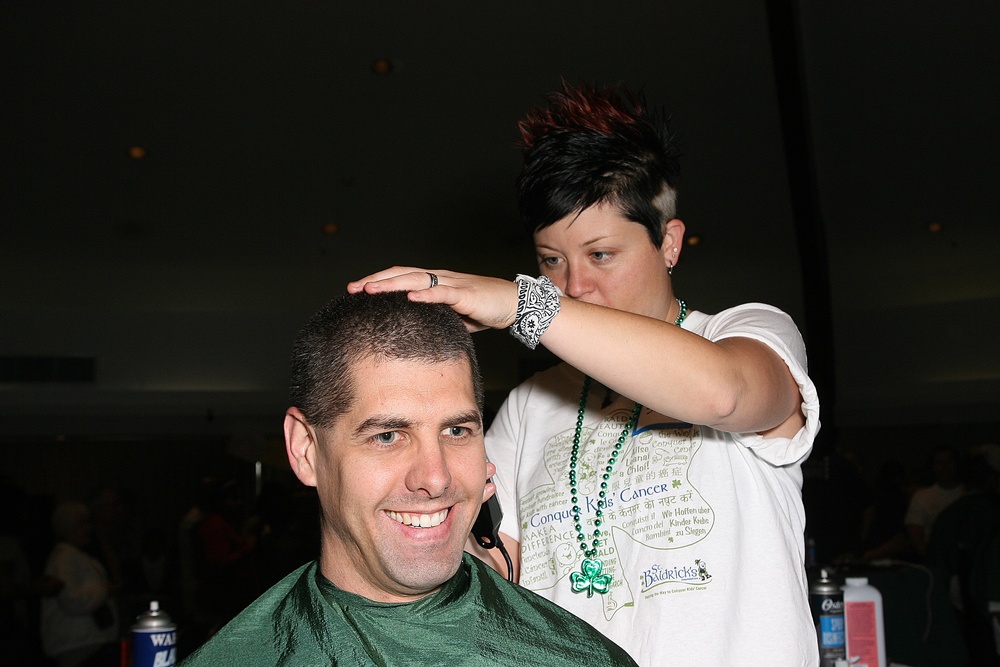 Team Coast Guard Head Shaving for Children's Cancer Research