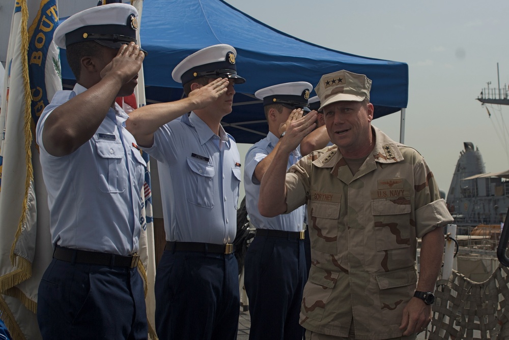 Vice Adm. Gortney visits