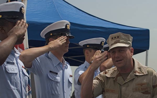 Vice Adm. Gortney visits