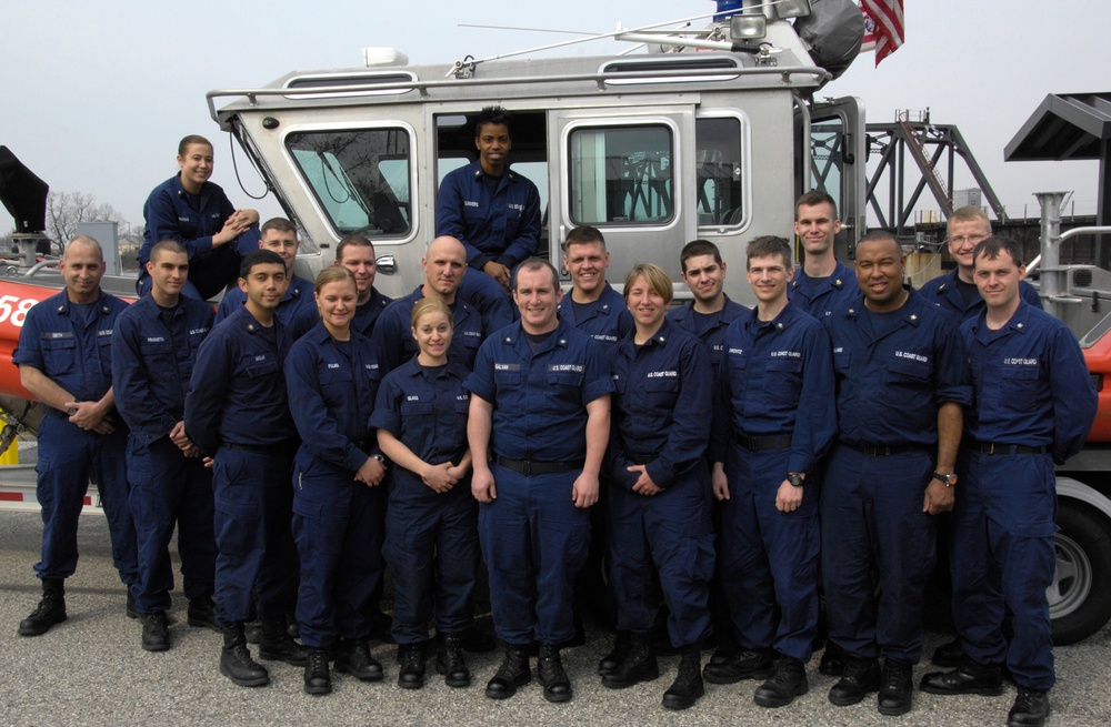 Coast Guard reserve members graduate