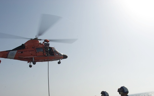Helicopter in-flight refueling runs