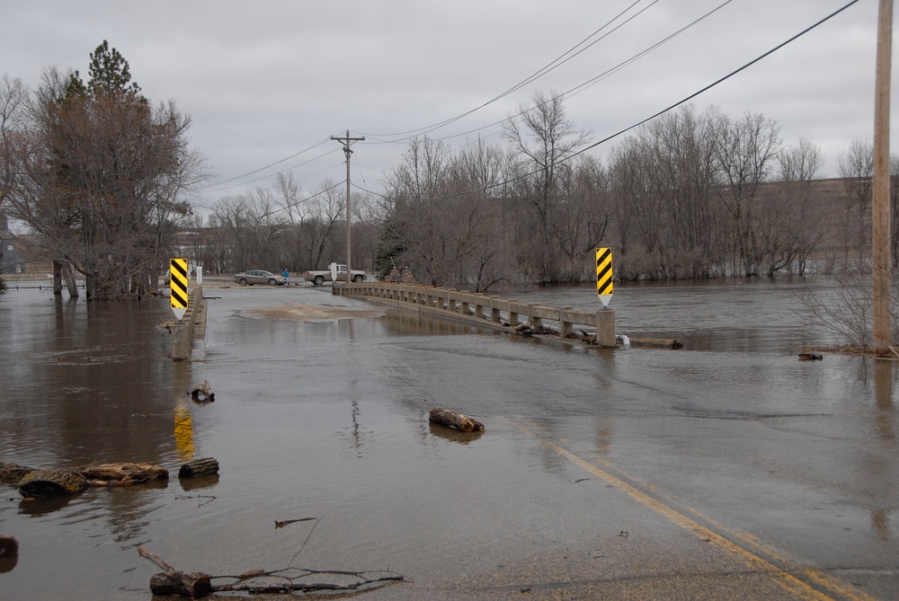 Flooding in Valley City, N.D.
