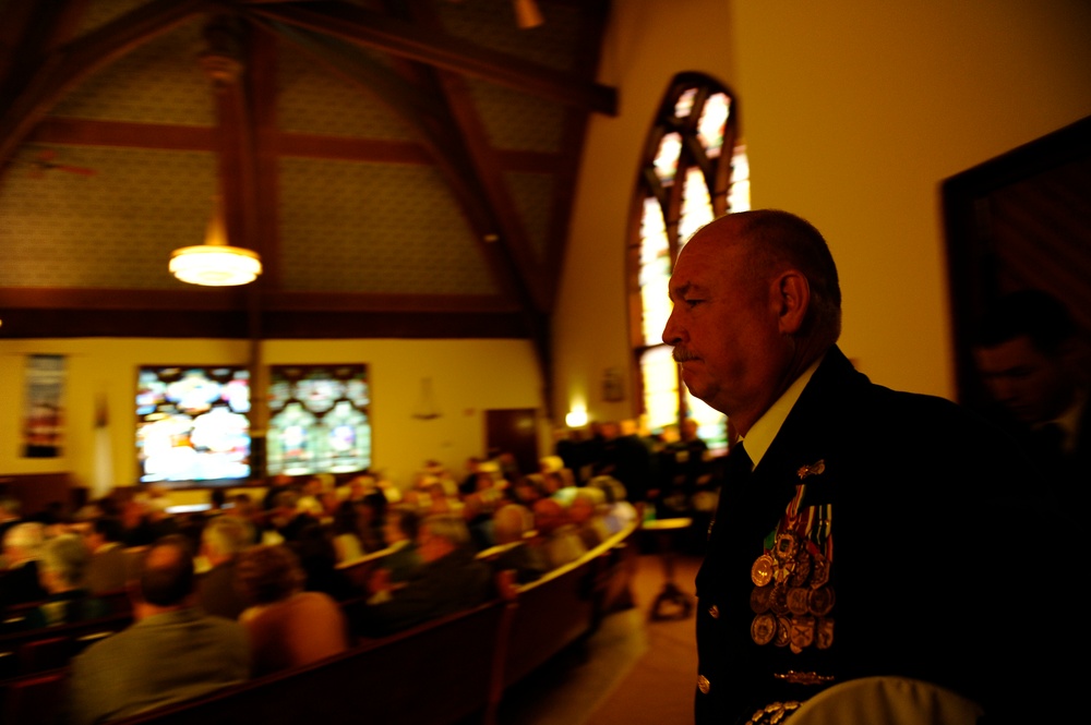 Bernard Webber memorial service