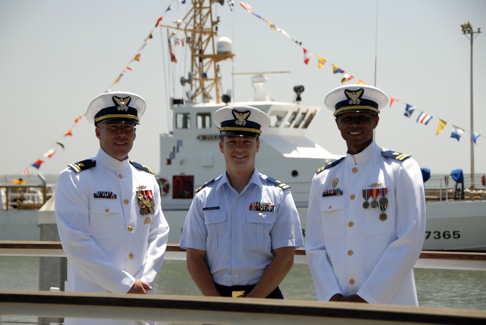 the 3 CO's of the USCGC Pike
