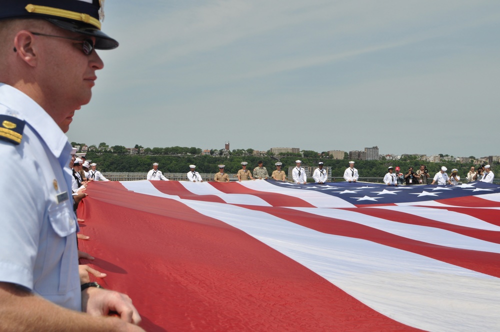 100-foot American flag