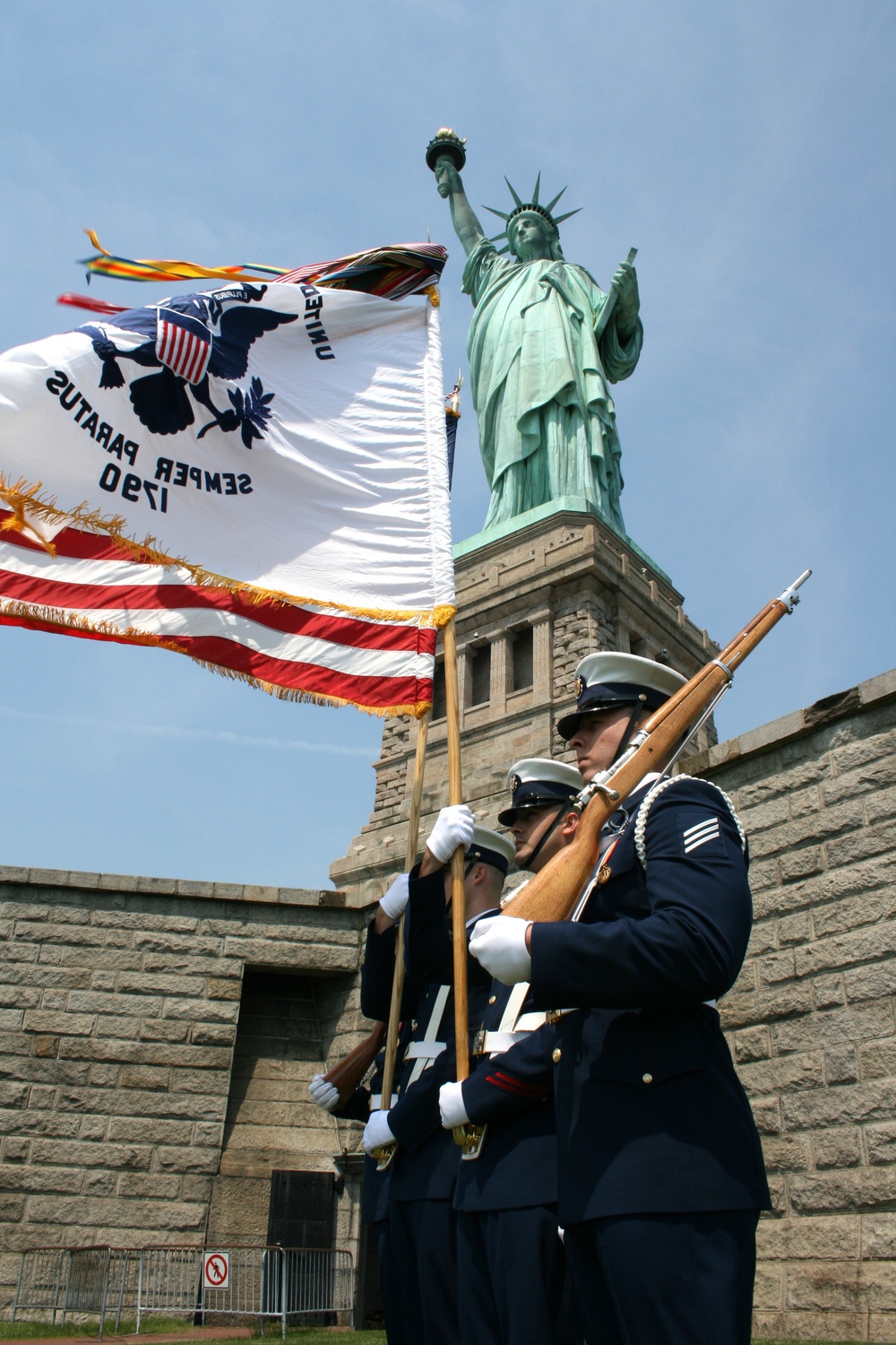 Coast Guard Honor on Liberty Island