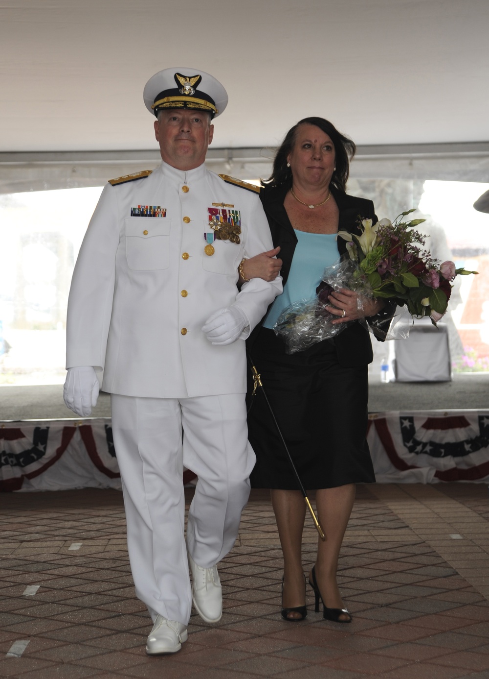 Rear Adm. Joel R. Whitehead retires