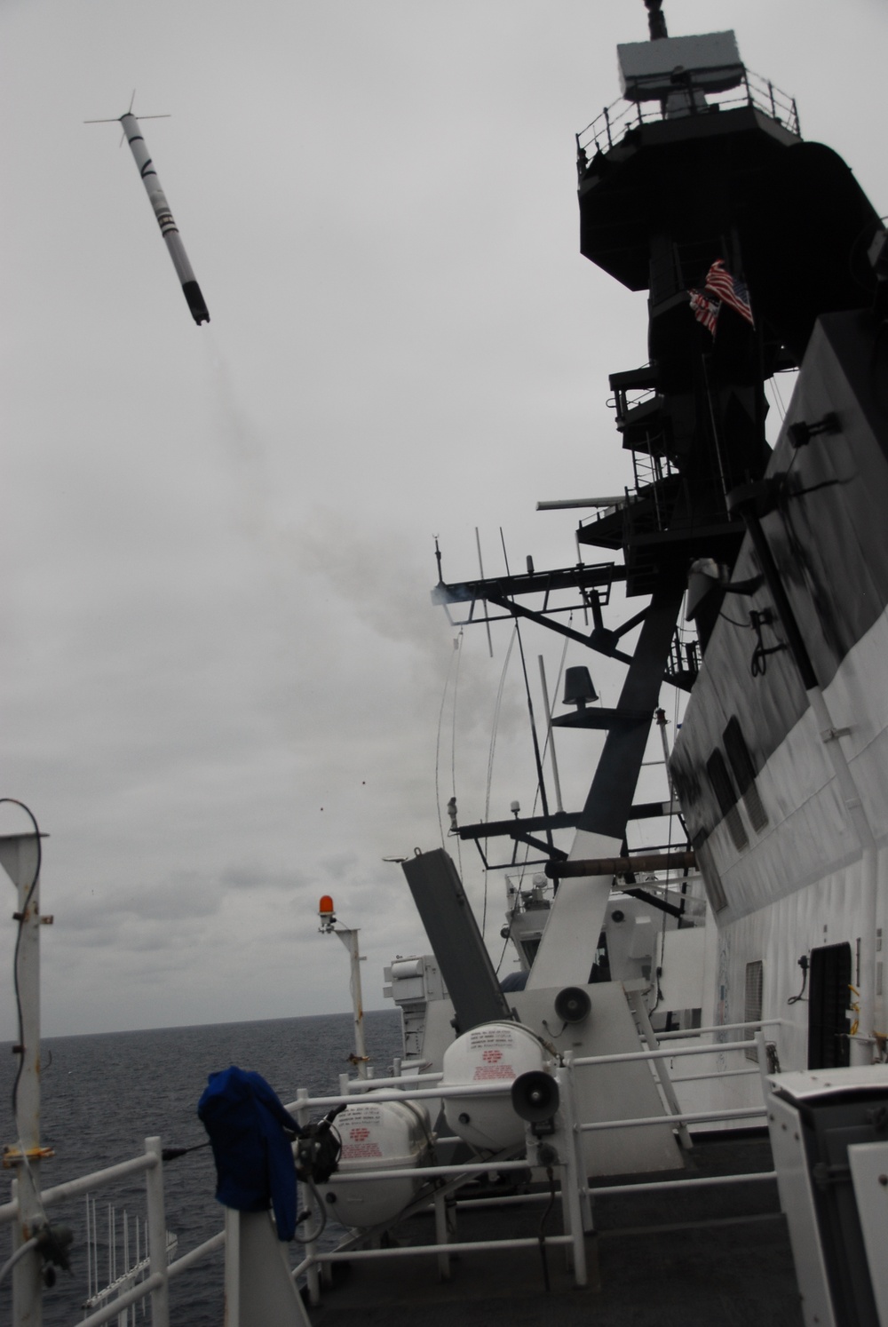 Coast Guard Cutter Bertholf conducts MK-234 NULKA test launch at Pacific Missile Range