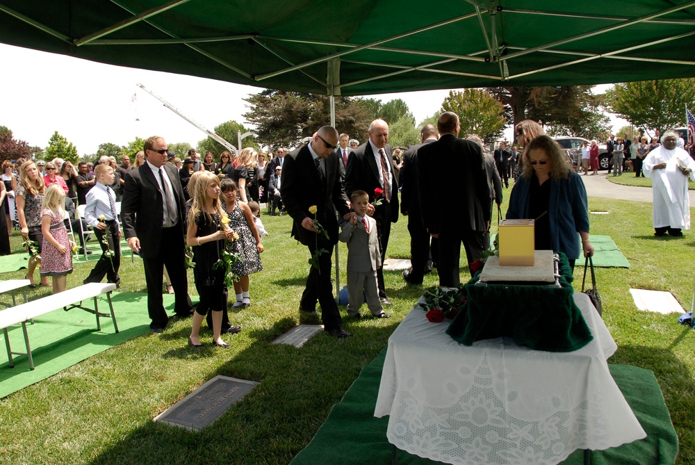 Rear Adm. Sparks memorial service