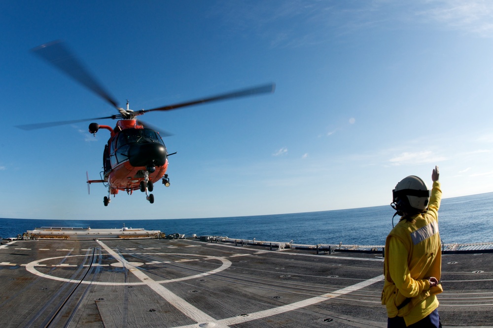 Coast Guard helicopter