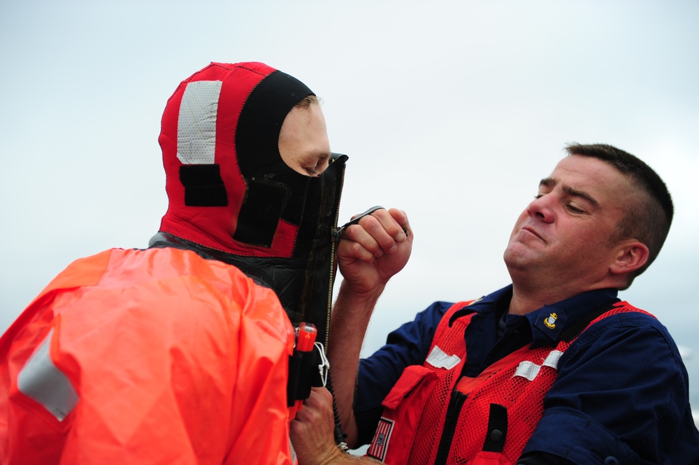 Boston Bruins Coast Guard Visit