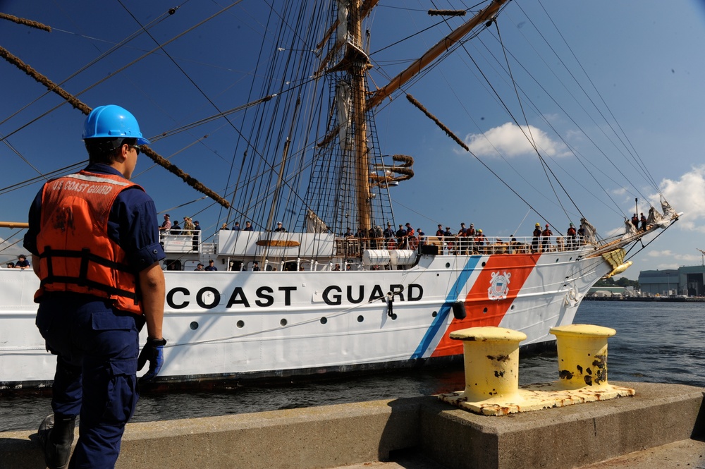 Coast Guard Cutter Eagle returns to home port