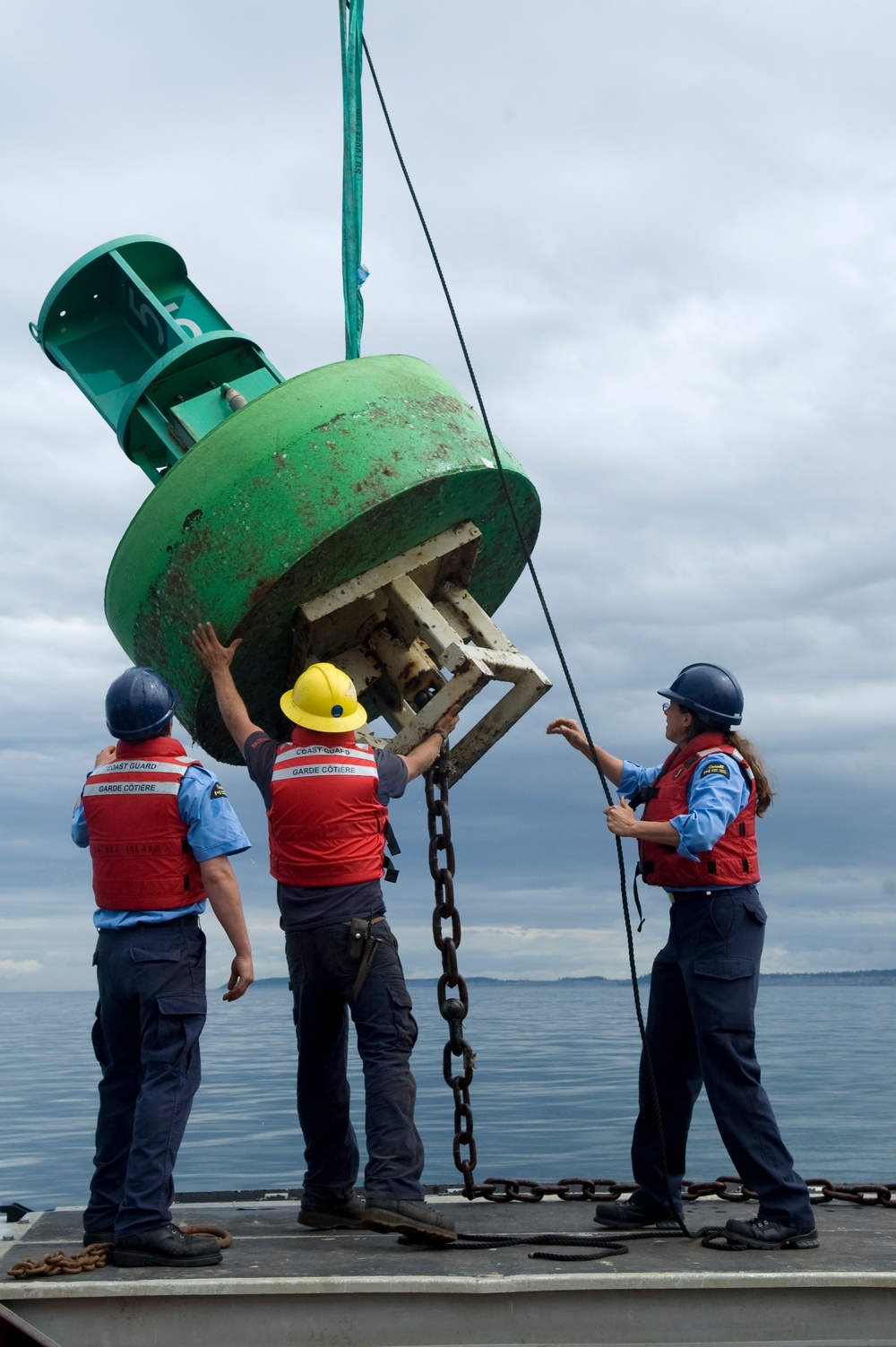 Canadian buoy tending