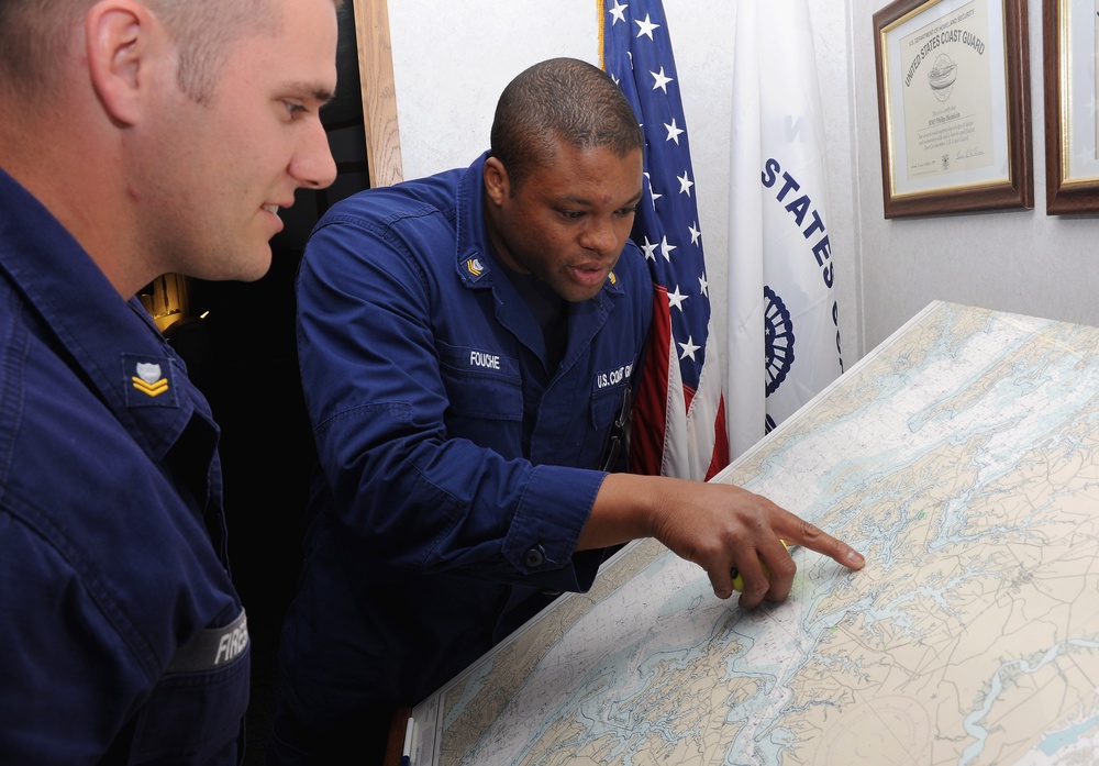 Coast Guard member prepares for certification
