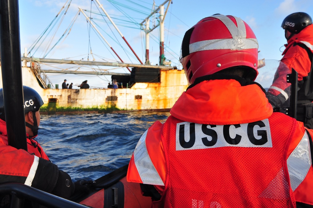 Coast Guard Cutter Rush boarding team