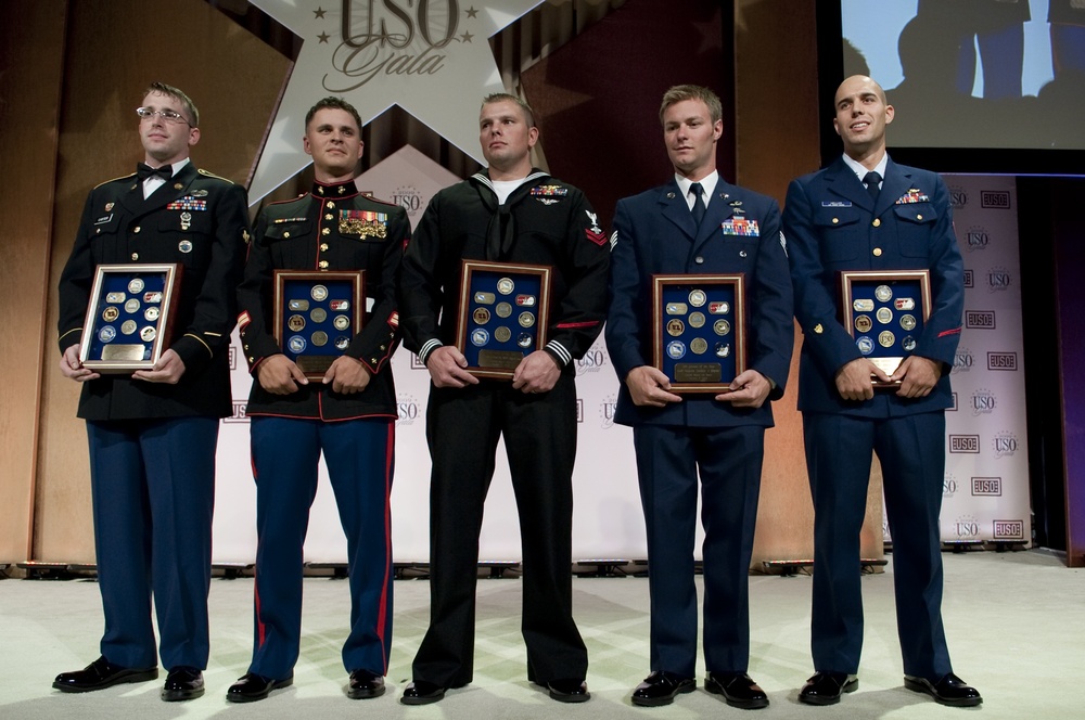 Coast Guardsman honored by USO