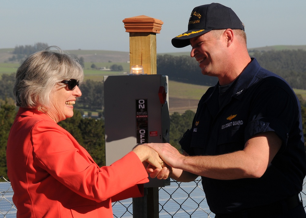 Coast Guard Training Center Petaluma commissions new solar array field