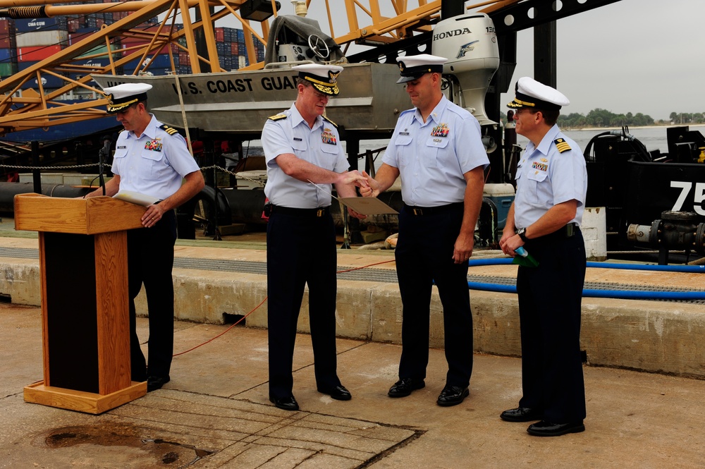 Adm. Branham at Sector Jax