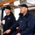 USCGC Buckthorn crew members move buoys