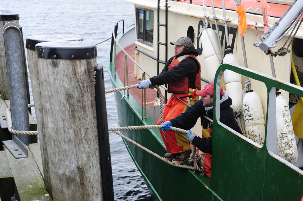 Cutter Escanaba tows F/V Michael &amp; Kristen