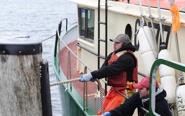 Cutter Escanaba tows F/V Michael &amp; Kristen