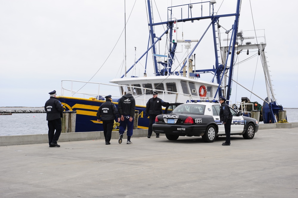 Cutter Escanaba tows F/V Michael &amp; Kristen