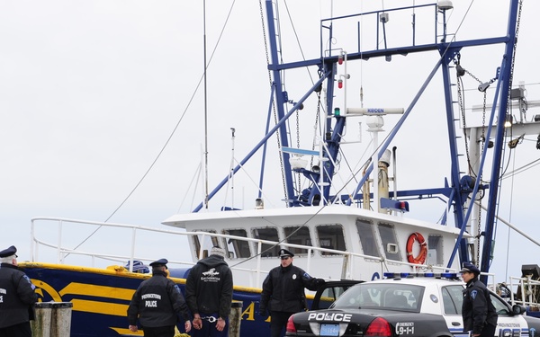 Cutter Escanaba tows F/V Michael &amp; Kristen
