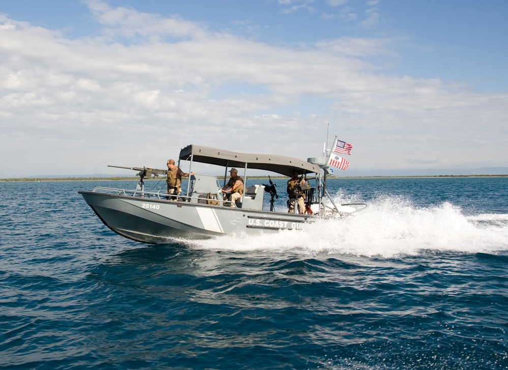 MSST LA/LB patrols the waters of Guantanamo Bay, Cuba