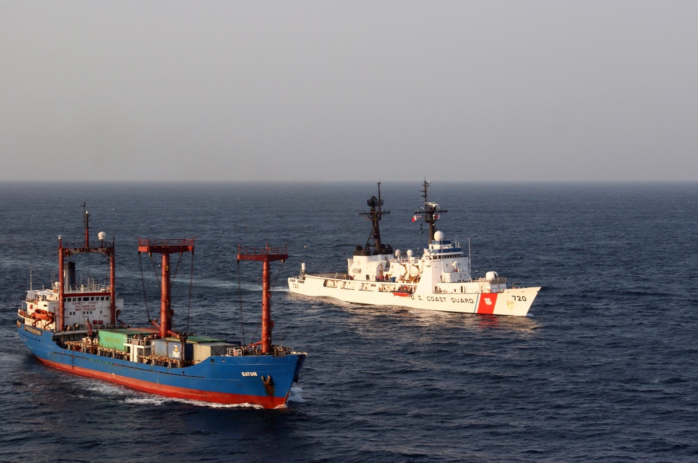 Sherman escorts Gatun