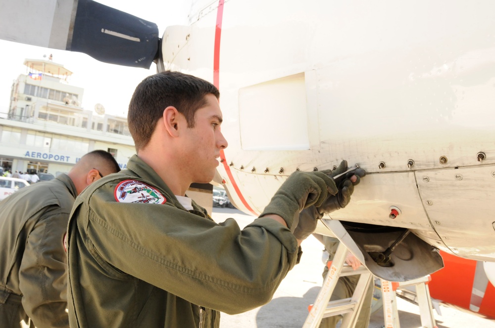 Quick fix during Haiti evacuations