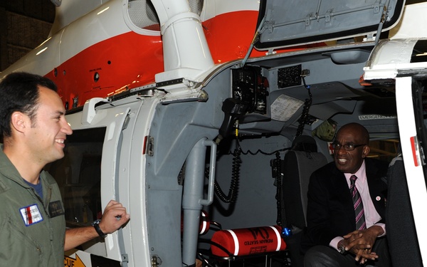 Al Roker visits Coast Guard Air Station Los Angeles
