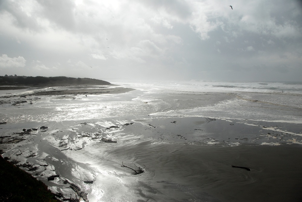 Bodega Bay storm hits Salmon Creek State Beach