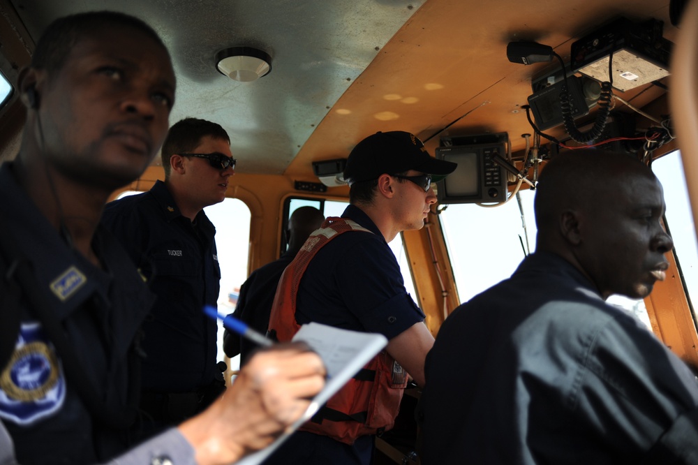 Haiti U.S. CG Patrol Port Au Prince