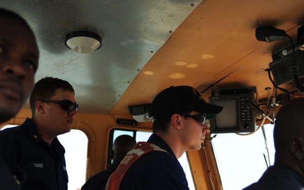 Haiti U.S. CG Patrol Port Au Prince