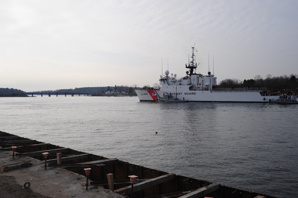 Coast Guard Cutter Campbell deploys