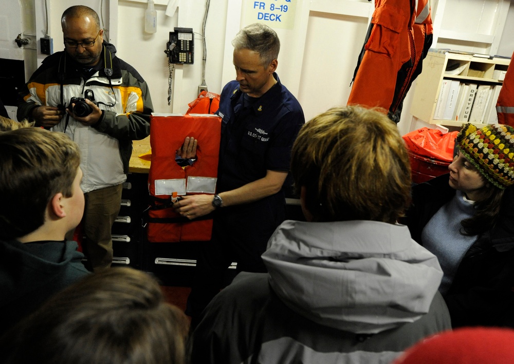 Coast Guard Cutter Sturgeon Bay participates in Partnership in Education program