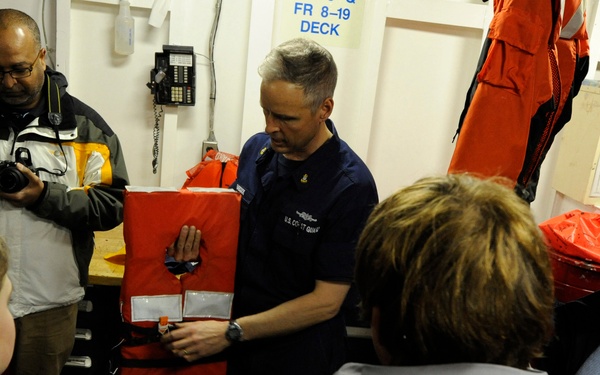 Coast Guard Cutter Sturgeon Bay participates in Partnership in Education program