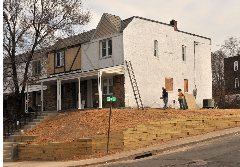 Volunteering with Habitat for Humanity